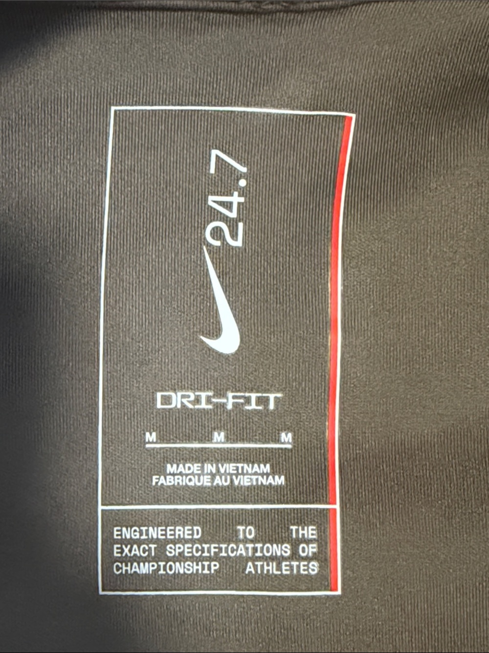 Nike 24.7 Cropped Half-Zip Pullover in Taupe Brown NWT! - Picture 4 of 5
